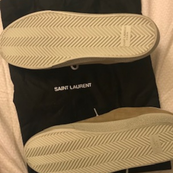 Saint Laurent Sl/06 Court Classic Suede TAN 43/10 - Picture 8 of 8